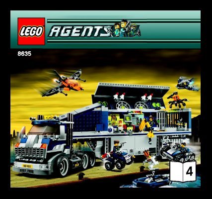 Istruzioni per la Costruzione - LEGO - 8635 - Mobile Command Center: Page 1