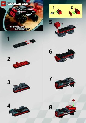 Istruzioni per la Costruzione - LEGO - 8642 - Monster Crusher: Page 1