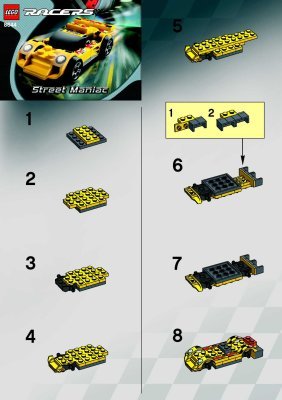 Istruzioni per la Costruzione - LEGO - 8644 - Street Maniac: Page 1