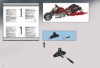 Istruzioni per la Costruzione - LEGO - 8645 - Muscle Slammer Bike: Page 2