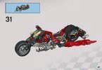 Istruzioni per la Costruzione - LEGO - 8645 - Muscle Slammer Bike: Page 29