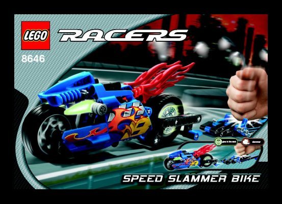 Istruzioni per la Costruzione - LEGO - 8646 - Speed Slammer Bike: Page 1