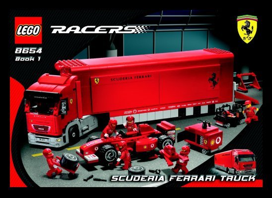 Istruzioni per la Costruzione - LEGO - 8654 - Ferrari F1 Team Truck: Page 1