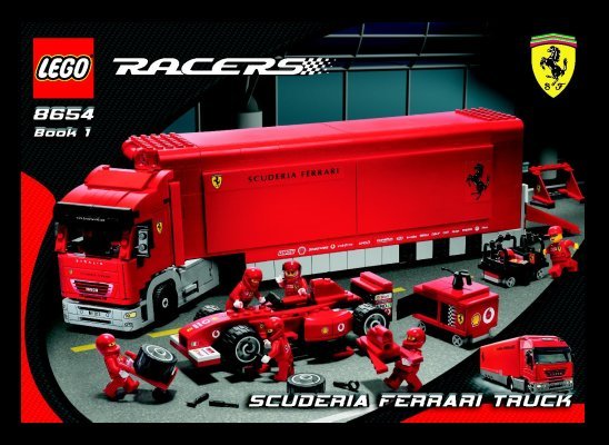 Istruzioni per la Costruzione - LEGO - 8654 - Ferrari F1 Team Truck: Page 1