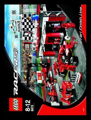 Istruzioni per la Costruzione - LEGO - 8672 - Ferrari Finish Line: Page 1