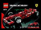 Istruzioni per la Costruzione - LEGO - 8674 - Ferrari F1 1:8: Page 1