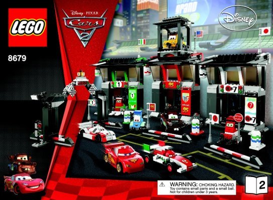 Istruzioni per la Costruzione - LEGO - 8679 - Tokyo International Circuit: Page 1