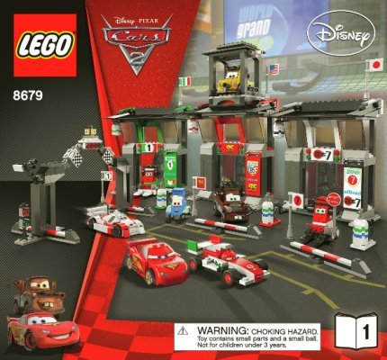 Istruzioni per la Costruzione - LEGO - 8679 - Tokyo International Circuit: Page 1