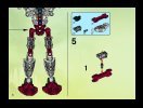 Istruzioni per la Costruzione - LEGO - 8689 - Toa Tahu: Page 8