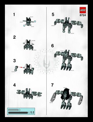 Istruzioni per la Costruzione - LEGO - 8724 - Garan: Page 1