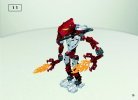 Istruzioni per la Costruzione - LEGO - 8736 - Toa Vakama Hordika: Page 15