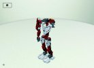 Istruzioni per la Costruzione - LEGO - 8736 - Toa Vakama Hordika: Page 12