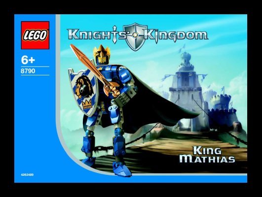 Istruzioni per la Costruzione - LEGO - 8790 - King Mathias: Page 1