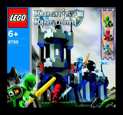 Istruzioni per la Costruzione - LEGO - 8799 - Knights' Castle Wall: Page 1