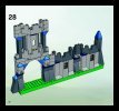 Istruzioni per la Costruzione - LEGO - 8799 - Knights' Castle Wall: Page 30