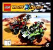 Istruzioni per la Costruzione - LEGO - 8864 - Desert of Destruction: Page 1