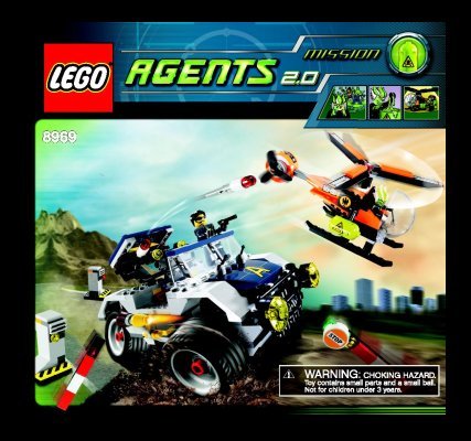 Istruzioni per la Costruzione - LEGO - 8969 - 4-Wheeling Pursuit: Page 1