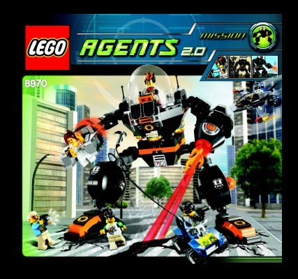 Istruzioni per la Costruzione - LEGO - 8970 - Robo Attack: Page 1