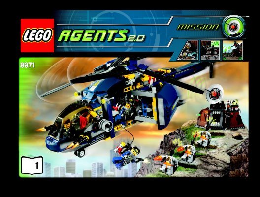 Istruzioni per la Costruzione - LEGO - 8971 - Aerial Defense Unit: Page 1