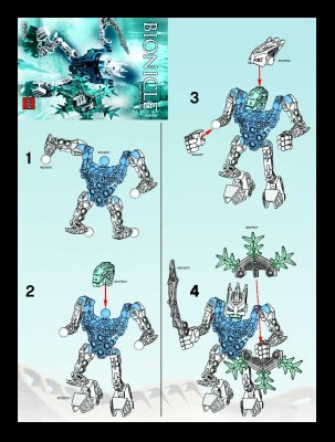 Istruzioni per la Costruzione - LEGO - 8976 - Metus: Page 1