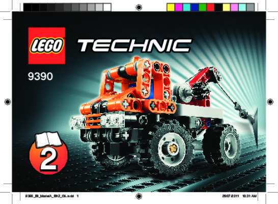 Istruzioni per la Costruzione - LEGO - 9390 - Mini Tow Truck: Page 1