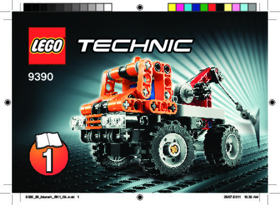 Istruzioni per la Costruzione - LEGO - 9390 - Mini Tow Truck: Page 1