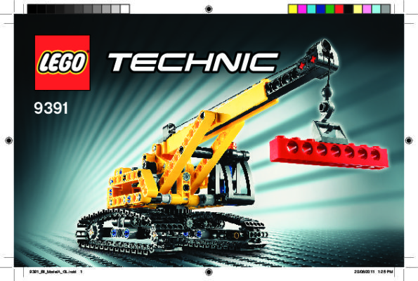 Istruzioni per la Costruzione - LEGO - 9391 - Tracked Crane: Page 1