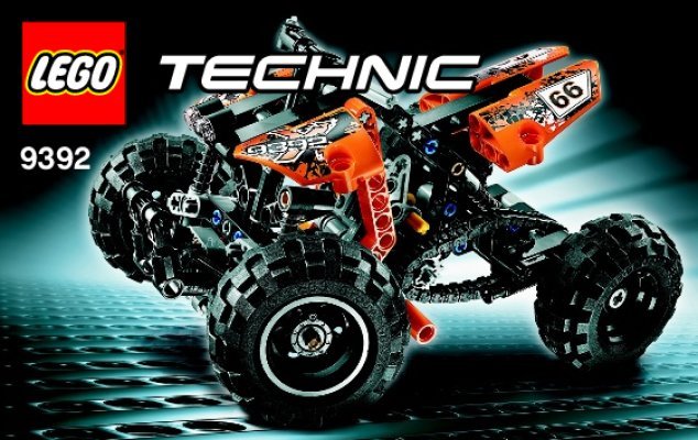 Istruzioni per la Costruzione - LEGO - 9392 - Quad Bike: Page 1