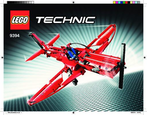 Istruzioni per la Costruzione - LEGO - 9394 - Jet Plane: Page 1