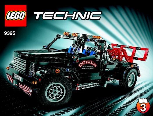 Istruzioni per la Costruzione - LEGO - 9395 - Pick-up Tow Truck: Page 1