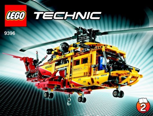 Istruzioni per la Costruzione - LEGO - 9396 - Helicopter: Page 1