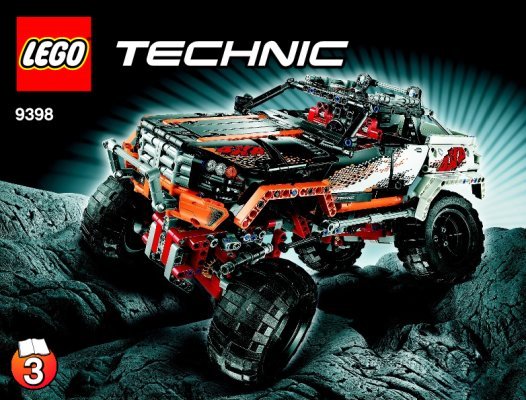 Istruzioni per la Costruzione - LEGO - Technic - 9398 - Pickup 4X4: Page 1