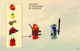 Istruzioni per la Costruzione - LEGO - 9441 - Kai's Blade Cycle: Page 3