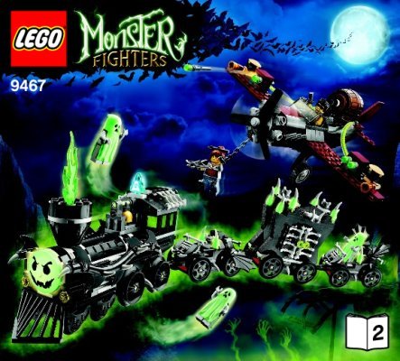 Istruzioni per la Costruzione - LEGO - 9467 - The Ghost Train: Page 1