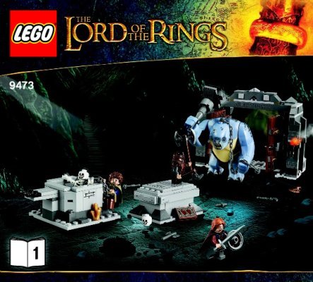 Istruzioni per la Costruzione - LEGO - 9473 - The Mines of Moria™: Page 1