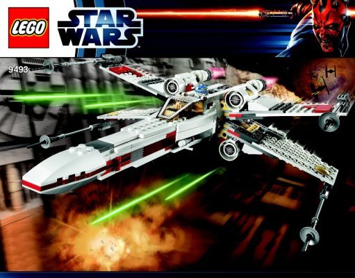 Istruzioni per la Costruzione - LEGO - Star Wars - 9493 - X-Wing Starfighter™: Page 1