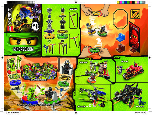 Istruzioni per la Costruzione - LEGO - 9579 - Starter Set: Page 1