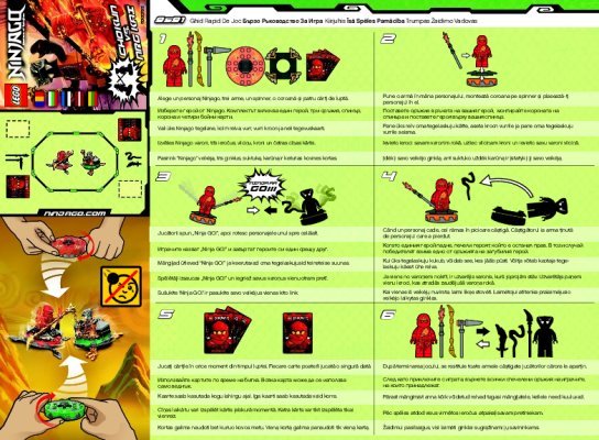 Istruzioni per la Costruzione - LEGO - 9591 - LEGO® Ninjago Weapon Pack: Page 1