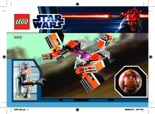 Istruzioni per la Costruzione - LEGO - 9675 - Sebulba's Podracer™ & Tatooine™: Page 1