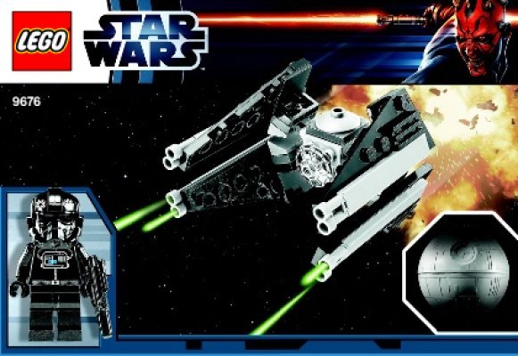 Istruzioni per la Costruzione - LEGO - 9676 - TIE Interceptor™ & Death Star™: Page 1