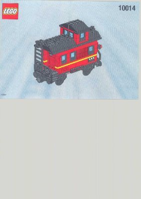 Istruzioni per la Costruzione - LEGO - 10014 - CABOOSE: Page 1