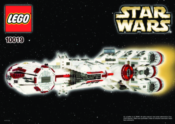 Istruzioni per la Costruzione - LEGO - 10019 - REBEL BLOCKADE RUNNER: Page 1