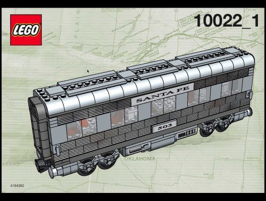 Istruzioni per la Costruzione - LEGO - 10022 - Santa Fe Cars II: Page 1