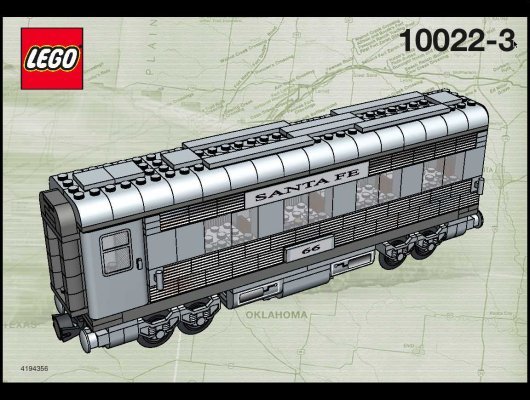 Istruzioni per la Costruzione - LEGO - 10022 - Santa Fe Cars II: Page 1