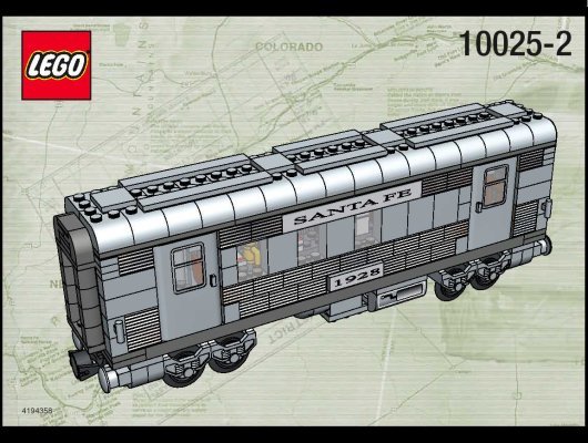 Istruzioni per la Costruzione - LEGO - 10025 - Santa Fe Cars I: Page 1