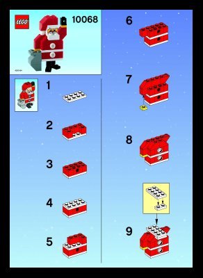 Istruzioni per la Costruzione - LEGO - 10068 - Santa Claus: Page 1