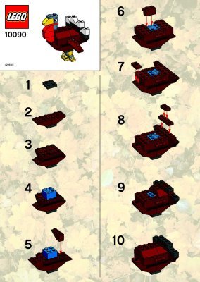 Istruzioni per la Costruzione - LEGO - 10090 - Turkey: Page 1