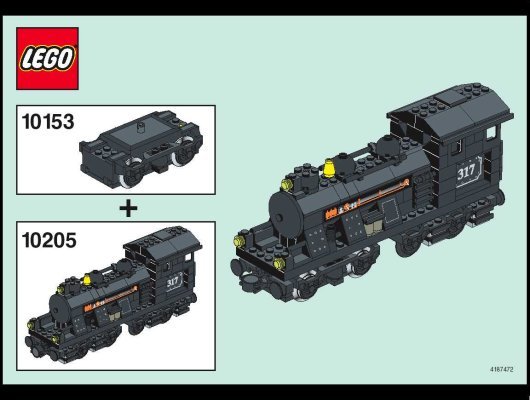 Istruzioni per la Costruzione - LEGO - 10153 - 9V Train Motor: Page 1