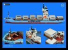 Istruzioni per la Costruzione - LEGO - 10155 - Maersk Line Container Ship: Page 56