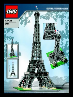 Istruzioni per la Costruzione - LEGO - 10181 - The Eiffel Tower 1:300: Page 1